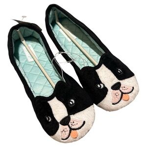 NWT Nick & Nora Women’s Dog Terrier Slippers, Small (5-6)